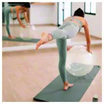 Opti-Ball Gymnastikball transparent,  65 cm