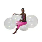 Opti-Ball Gymnastikball transparent,  65 cm