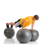 TOGU Gymnastikball Powerball Challenge ABS,  55-65 cm, silber-grau