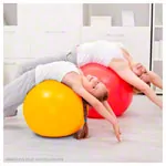 PEZZI Gymnastikball,  42 cm, gelb