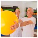 PEZZI Gymnastikball,  42 cm, gelb