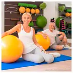 PEZZI Gymnastikball,  42 cm, gelb