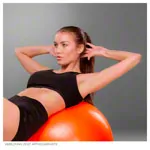 PEZZI Gymnastikball,  53 cm, wei