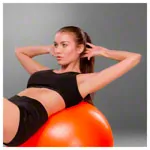 PEZZI Gymnastikball,  53 cm, orange
