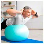 PEZZI Gymnastikball,  65 cm, grn
