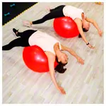 PEZZI Gymnastikball,  75 cm, rot