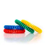 Lamellenring aus PVC,  16 cm, 4er Set: je 1x blau, grn, rot, gelb