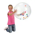 Activity Ball mit bunten Kugeln,  50 cm