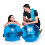 PEZZI Gymnastikball PendyBall, 4 kg Pendel,  75 cm, blau