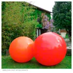 Abbildung zeigt GYMNIC Megaball, � 180 cm, rot