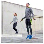 Sport-Tec Springseil Speed Rope mit Anti-Rutsch-Griffen inkl. 2 Gewichten, verstellbar, 270 cm