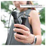 Abbildung zeigt Sport-Tec Springseil Speed Rope mit Anti-Rutsch-Griffen inkl. 2 Gewichten, verstellbar, 270 cm