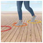 Abbildung zeigt Gymnastik-Springseil, 300 cm, 10er-Set, inkl. Aufbewahrungstasche