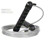 Stahl-Springseil Skip Rope inkl. 2 Gewichten, verstellbar, 270 cm