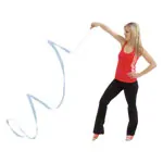 Gymnastikband mit Stab, 6 m