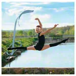 Gymnastikband mit Stab, 6 m
