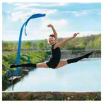 Gymnastikband mit Stab, 5 m