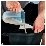 Abbildung zeigt aerobis Fitness Kettlebell, bef�llbar bis 25 kg