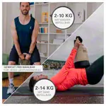 Exerbell faltbare Kettlebell, befllbar bis 14 kg