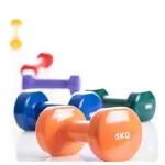 Fausthantel, 0,5 kg, gelb, Stck