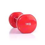 Fausthantel, 1 kg, rot, Stck