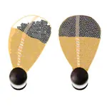 Abbildung zeigt NOHrD Swing Hantel Nussbaum, 8 kg