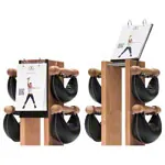 NOHrD Swing Turm inkl. 8 Swing Hanteln, 40 kg, Eiche