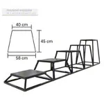 Sport-Tec Sprungtrainer Plyo Box, 45 cm