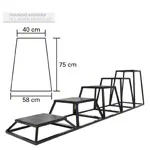 Sport-Tec Sprungtrainer Plyo Box, 75 cm