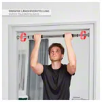 Abbildung zeigt Sport-Tec Trreck Klimmzugstange 4.0 Pull-Up, ausziehbar 63-100 cm