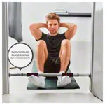 Abbildung zeigt Sport-Tec Trreck Klimmzugstange 4.0 Pull-Up, ausziehbar 63-100 cm