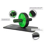 Abbildung zeigt Sport-Tec Bauchtrainer Ab Wheel inkl. Kniematte