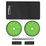Abbildung zeigt Sport-Tec Bauchtrainer Ab Wheel inkl. Kniematte