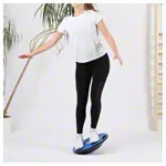 Sport-Tec Balance Board mit Griffen,  40 cm
