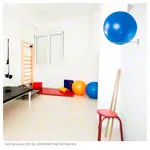Ballhalter  30 cm fr 1 Gymnastikball bis max. 85 cm, wei