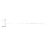 Ballhalter  30 cm fr 1 Gymnastikball bis max. 85 cm, wei