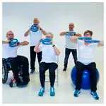 Abbildung zeigt smovey neuroVIBE AQUA Schwungringe, blau, Paar