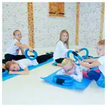 Abbildung zeigt smovey neuroVIBE AQUA Schwungringe, blau, Paar