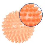 Igel-Ball,  6 cm, neon-orange, soft