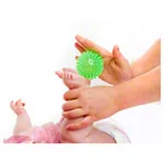 Igel-Ball,  7 cm, neon-grn, soft
