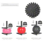 Igel-Ball,  8 cm, grau, hart