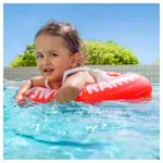 Freds Schwimmtrainer Classic Schwimmhilfe, rot 6-18 kg (1/4-4 Jahre)