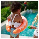Freds Schwimmtrainer Classic Schwimmhilfe, orange 15-30 kg (2-6 Jahre)