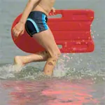 Schwimmbrett mit Griff klein, 40x27x3,5 cm