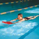 Schwimmbrett aus PE-Schaum, 47x30x4 cm, rot
