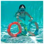 Schildkrt Tauchringe mit Sandfllung, 3er Set,  14 cm