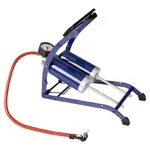 Fuluftpumpe inkl. Manometer, 2 Zylinder