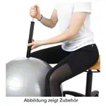 Ballpumpe schwarz,  28 mm x 38 cm inkl. 10 Kegelventilen