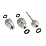 Universal Ventil-Set 5-tlg., 1x Nadelventil, 2x Kegelventil, 2x Ventiladapter
