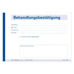 Behandlungsbesttigung, 5 Blcke  50 Blatt (250 Bltter), DIN A6 quer